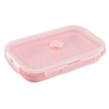 Custom Food-Grade Silicone Collapsible Lunch Box Set