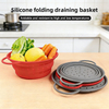 Collapsible Silicone Colander & Steamer Basket – Foldable Space-Saving Draining Basket, -60°C to 230°C, LFGB & BPA-Free | OEM Custom Logo