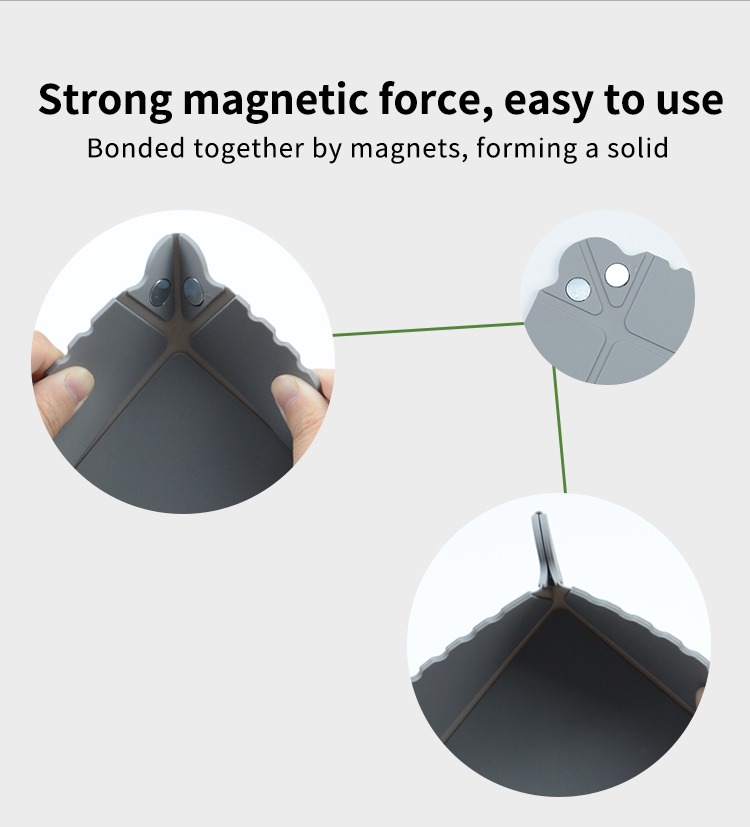 Collapsible Silicone Plate Magnetic Foldable Food Tray (2).jpg