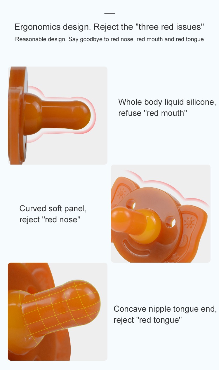 BPA Free One-Piece Nano Silver Silicone Elephant Pacifier (9).jpg