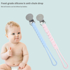 One-Piece Silicone Pacifier Clip Chain – 3 Styles, Anti-Drop Safety Clamp, BPA Free | OEM Wholesale