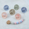 Round Pacifier — 3-Teat Modular System (Round / Strawberry / Spiral), PP-Shield Hybrid, 6 Twin-Color Combinations | EN 1400 & CPC Certified OEM Manufacturer