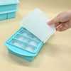 Custom Food-Grade Silicone Large Ice Cube Tray with Lid