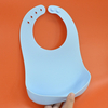 Custom Food-Grade Silicone Baby Bib with Catch Pocket