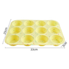 12-Cup Silicone Muffin Pan & Cupcake Baking Tray – Non-Stick BPA-Free, -60°C to 220°C, Easy Release for Oven & Microwave | OEM Custom Color & Logo