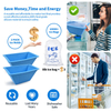 BPA Free 6LB Extra Large Silicone Ice Block Mold with Lid – Reusable Ice Maker for Ice Bath, Cooler & DIY | OEM Custom
