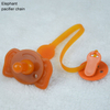 BPA Free One-Piece Nano Silver Silicone Elephant Pacifier for Newborns – 0–3 Years Baby Soother with Anti-Red Ergonomic Design, OEM/ODM Available