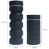 Tyre Shape Collapsible Silicone Water Bottle – 750ml BPA-Free Foldable Sports Bottle | Custom Logo OEM