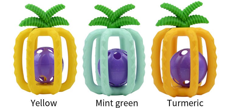 Siliocne Pineapple Teether (7).jpg