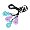 Silicone Teething Necklace — Caregiver-Worn Infinity Pendant with Breakaway Safety Clasp