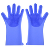 Food Grade Silicone Magic Cleaning Gloves with Brush – 2-in-1 Dishwashing Scrubber Gloves | OEM Custom