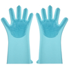 Food Grade Silicone Magic Cleaning Gloves with Brush – 2-in-1 Dishwashing Scrubber Gloves | OEM Custom