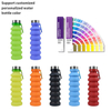 Collapsible Silicone Sport Water Bottle | Custom OEM Foldable Gym Bottle, FDA & LFGB Certified