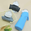Custom Silicone Slant Water Bottle | OEM Manufacturer with FDA & LFGB Certified Food-Grade Silicone