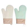 Thickened Silicone Oven Mitts with Cotton Lining – Heat-Resistant Anti-Slip Baking Gloves, LFGB & BPA-Free | OEM Custom Logo