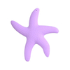BPA Free Starfish Shape Food Grade Silicone Baby Teether – Textured Gum Massager Chew Toy for 3 Months+, OEM/ODM Available