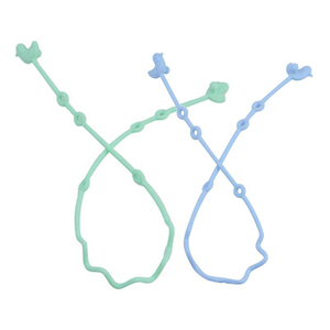 Birds Silicone Toy Safety Straps — 3-Gear Adjustable Multi-Snap, 13g Ultra-Light, Pastel Macaron Colors | EN 12586 Declared, FDA & EN 71-3 Certified OEM Manufacturer