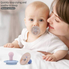 Round Pacifier — 3-Teat Modular System (Round / Strawberry / Spiral), PP-Shield Hybrid, 6 Twin-Color Combinations | EN 1400 & CPC Certified OEM Manufacturer