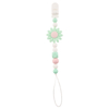Silicone Flower Daisy Pacifier Clip Chain – Chewable Pendant, BPA Free, OEM Wholesale