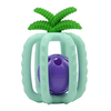 Silicone Pineapple Baby Teething Rattle Ball – 4-in-1 Chew, Rattle, Grasp & Hang Toy | OEM Wholesale