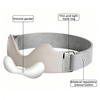 3D Airbag Silicone Patella Strap – Adjustable Knee Support Band with Airfoil Pad & Self-Locking Buckle for Running, Fitness & Sports | OEM Custom Logo