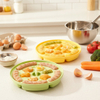 2-in-1 Silicone Baby Food Steamer Mold – Round Cute Animal Steamed Cake & Sausage Mold with Vent Holes & Heat-Resistant Handle | OEM Custom Logo
