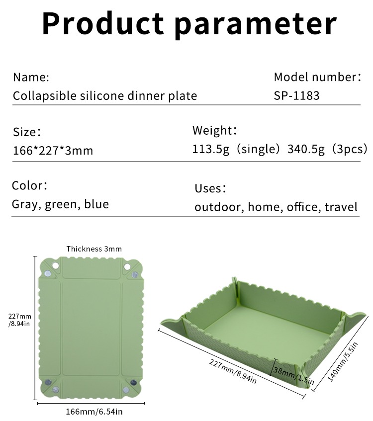 Collapsible Silicone Plate Magnetic Foldable Food Tray (4).jpg