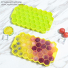 37-Cube Honeycomb Silicone Ice Tray with Lid – BPA Free Mini Ice Mold for Drinks, Custom OEM/ODM Available
