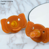 BPA Free One-Piece Nano Silver Silicone Elephant Pacifier for Newborns – 0–3 Years Baby Soother with Anti-Red Ergonomic Design, OEM/ODM Available