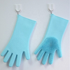 Food Grade Silicone Magic Cleaning Gloves with Brush – 2-in-1 Dishwashing Scrubber Gloves | OEM Custom