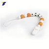 Personalized Silicone Pacifier Clip Chain – Custom Name Letter Beads, BPA Free | OEM Wholesale