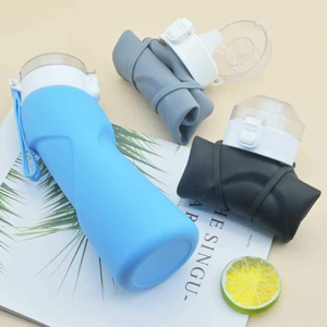 Custom Silicone Slant Water Bottle | OEM Manufacturer with FDA & LFGB Certified Food-Grade Silicone