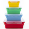 Custom Food-Grade Silicone Collapsible Lunch Box Set