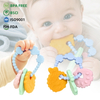Silicone Baby Teething Bracelet with Ocean Animal Chew Pendants – BPA Free, FDA Certified