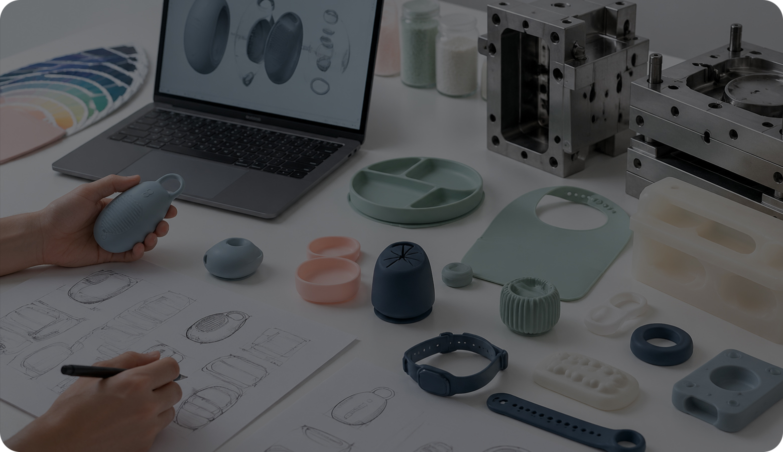 OEM silicone manufacturing workflow at Mitour Shenzhen factory