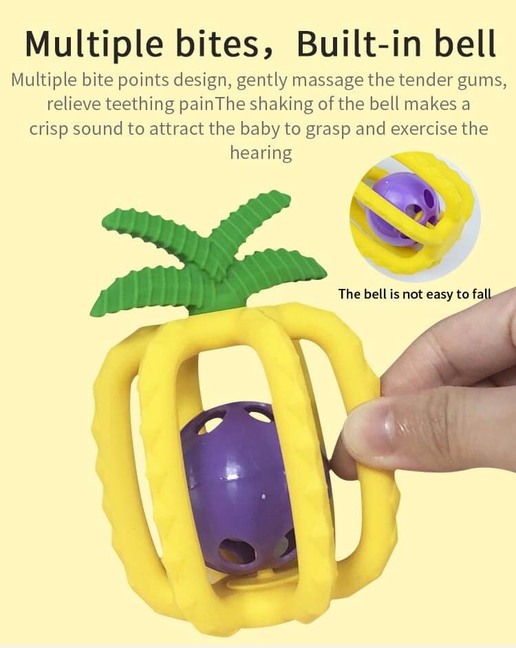Siliocne Pineapple Teether (5).jpg
