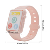 Silicone Watch Teether — Wearable Wrist-Worn Smartwatch Teething Toy with Adjustable Strap