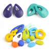 Silicone Teething Necklace — Caregiver-Worn Infinity Pendant with Breakaway Safety Clasp