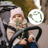 Shell Shape Silicone Toy Straps — 10-Shell Continuous Pattern, 0.6 cm Slim Cord, Continuous-Slide Double Buckle | Beige & Custom Colors, EN 12586 Declared, FDA & EN 71-3 Certified OEM Manufacturer