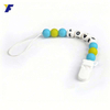 Personalized Silicone Pacifier Clip Chain – Custom Name Letter Beads, BPA Free | OEM Wholesale