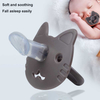 Custom Cat-Shaped Silicone Pacifier — Day & Night Dual-Head Design for Newborns 0-6m | EN 1400 & CPC Certified OEM