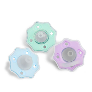 Silicone Newborn Pacifier — 0-3m Orthodontic Nipple, Breastfeeding-Compatible Geometry, 7 Soft Pastel Colors | EN 1400 & CPC Certified OEM Manufacturer