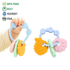 Silicone Baby Teething Bracelet with Ocean Animal Chew Pendants – BPA Free, FDA Certified