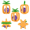 Silicone Pineapple Baby Teething Rattle Ball – 4-in-1 Chew, Rattle, Grasp & Hang Toy | OEM Wholesale