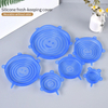 BPA Free Silicone Stretch Lids 6-Pack – Reusable Food Cover Set for Bowls, Jars & Fruit, -40°C to +230°C | OEM Custom