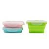 BPA Free Collapsible Silicone Lunch Box 800ml – Leakproof Foldable Food Container with PP Lid for Office, School & Outdoor | OEM Custom