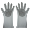 Food Grade Silicone Magic Cleaning Gloves with Brush – 2-in-1 Dishwashing Scrubber Gloves | OEM Custom