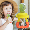 Silicone Baby Fruit Feeder — 3-Piece Solid Pouch System (S/M/L), Twist-Lock PP Handle, Cold-Therapy & Feeder Dual-Use | EN 14372 & FDA Certified OEM Manufacturer