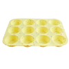 12-Cup Silicone Muffin Pan & Cupcake Baking Tray – Non-Stick BPA-Free, -60°C to 220°C, Easy Release for Oven & Microwave | OEM Custom Color & Logo