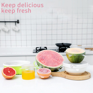 BPA Free Silicone Stretch Lids 6-Pack – Reusable Food Cover Set for Bowls, Jars & Fruit, -40°C to +230°C | OEM Custom